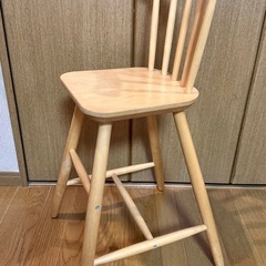 子供用　木製　チェアの画像