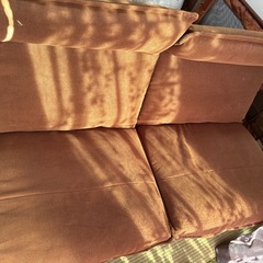 【お譲りします】茶色ソファーの画像