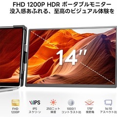 ③デュアルモニター Omiodo 14.1インチ 1200Pの画像
