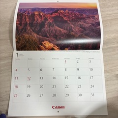 キャノン　カレンダーの画像