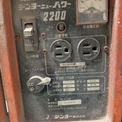 東Z417 動作未確認 デンヨー ニューパワー 2200 GA-2206 ガソリン  発電機の画像