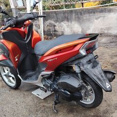 ⭐ヤマハトリシティ125　SE82J　オレンジ　LMWテクノロジーの3輪バイク　原付2種バイクの画像