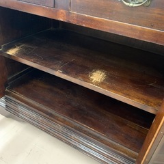 美原店 アンティーク カップボード 飾り棚 ディスプレイ　店舗什器の画像