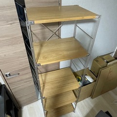 無印良品　ステンレスユニットシェルフ
の画像