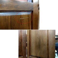 ステンドグラス 3連パーテーション 高さ：約157cm 木製 衝立 間仕切 店舗ディスプレイ 什器 英国 インテリア 札幌市 中央区 南12条の画像