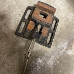 値下げ！卓上ボール盤　100V スタンド　バイス台付　の画像