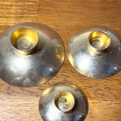 レア 三井金属工芸 屠蘇器セット お屠蘇 金メッキ 洋銀 24KGP 骨董品の画像