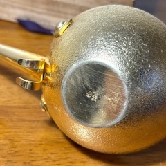 レア 三井金属工芸 屠蘇器セット お屠蘇 金メッキ 洋銀 24KGP 骨董品の画像