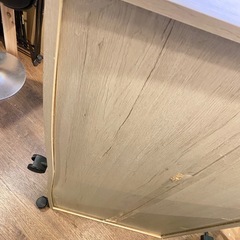 【0円・即引取】横型6段収納ボックス キャスター付き｜店舗使用品の画像