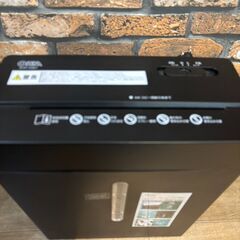 美品 OHM オーム電気 クロスカットシュレッダー SHR-X581の画像