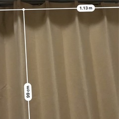 オレンジ🍊カーテン2枚の画像