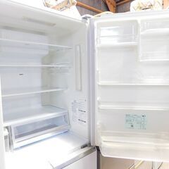 【JM934】Panasonic パナソニック 5ドア冷凍冷蔵庫 NR-E412PV-W パーシャル搭載 406L 右開き 自動製氷機能付 大容量 ファミリータイプの画像