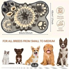 犬用 ノーズワークマット 知育玩具 嗅覚訓練マット おやつ隠し 集中力向上の画像