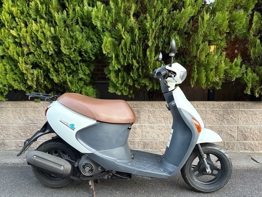 タイヤ新品！総額7.5万円！整備済み エンジン絶好調  すぐ乗れます SUZUKI レッツ4 　 4スト 原付き  デリバリー Uber Eats①