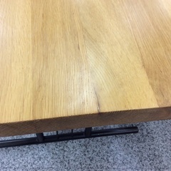 【リビングでもダイニングでも】ダイニングテーブル 関家具 食卓テーブル リビングテーブル アイアンフレーム：ナチュラルの画像