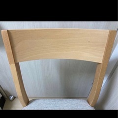 ニトリ ダイニング4点セット 木製チェア①の画像