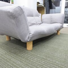 ■2人掛けカジュアルソファー　リクライニングソファー　コンパクトソファーの画像