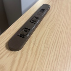 デスク型 ハイタイプ　デスク　こたつ 80x50cm 高さ72cm 2点セットの画像