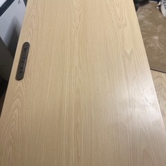 デスク型 ハイタイプ　デスク　こたつ 80x50cm 高さ72cm 2点セットの画像