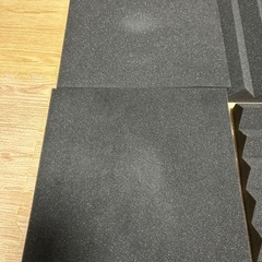 防音材48枚セット30×30×5cm 極厚 ウレタンフォーム 吸音 黒色の画像