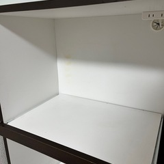 食器棚   キッチン家具 電源付き 収納の画像