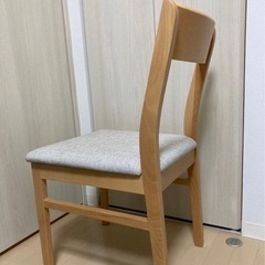 ニトリ ダイニング4点セット 木製チェア②の画像