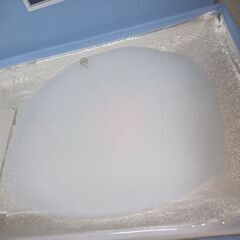 未使用　たち吉　淡雪　厚ガラス盛皿　雪解けのようなお皿です　20×30㎝の画像