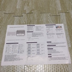 Bluetooth キーボード　ピンクの画像