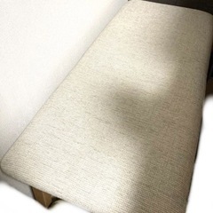 ニトリ ダイニング4点セット 木製ベンチ④の画像