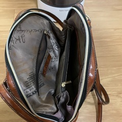 ノーブランド　リサイクルレザーバッグの画像