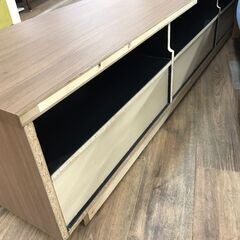 【ジャングルジャングル広陵店】家具　テレビ台　インテリア岩永　ブラウン　【ジモティー特別価格】の画像
