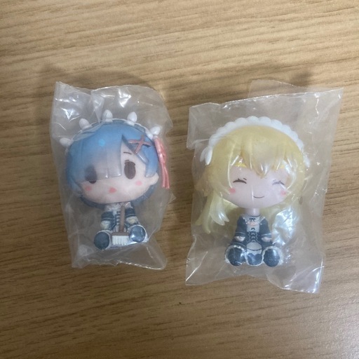 リゼロフィギュア2種 (かっきー) 館林のフィギュアの中古あげます