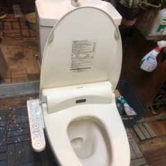 中古 TOTO 便器 便座 セット 温水便座 ウォシュレット　の画像