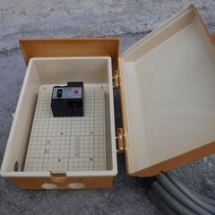 ３芯ケーブル（11m・27m）とブレーカーBOXの画像