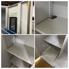 鍵あり ロッカー 両開き スチールロッカーの画像