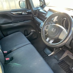 🉐【支払い総額35万円】車検令和9年6月18日H24年式　N-BOXカスタム  調子良好　ワンオーナー　前方ドラレコ　左パワスラ　フリップダウンモニター　　乗って帰れる！の画像