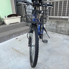 自転車こども用24インチ青色の画像