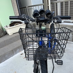 自転車こども用24インチ青色の画像