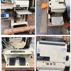 RYOBI リョービ 自動 カンナ AHA-181NDX フットペダル付 大工造作 工務店 DIY 100v　台車付の画像