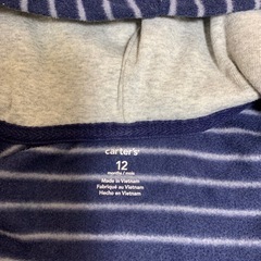 carter’s カバーオール　ロンパース　ドレスオール　9m 12m フリースの画像