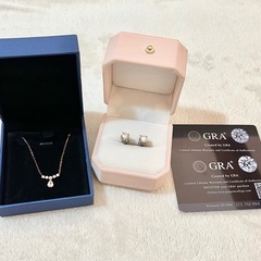 新品未使用　2点　レディース　アクセサリー　ジルコン　モアッサナイトの画像