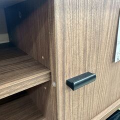 ★リユースのサカイ高崎店★TJ13674  テレビ台 茶 H34×D34×W79 クリーニング済みの画像