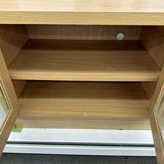 ★リユースのサカイ高崎店★TJ13675  テレビ台 ベージュ H45×D39×W89 クリーニング済みの画像