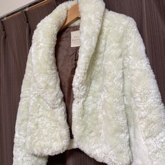 モコモココート　白　ショート丈の画像