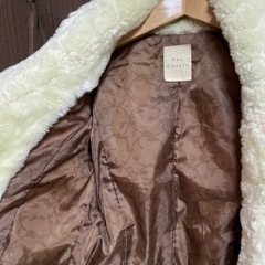 モコモココート　白　ショート丈の画像