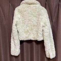 モコモココート　白　ショート丈の画像