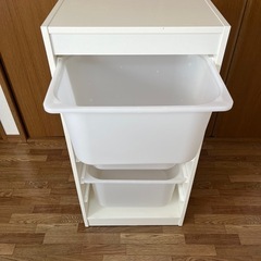 IKEA３段ボックス/ホワイト/トロファスト/TROFAST/コンビネーションの画像