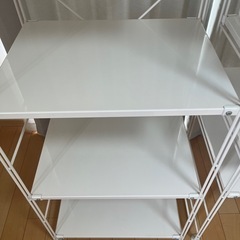 無印良品　スチールユニットシェルフ　2点セットの画像