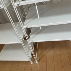無印良品　スチールユニットシェルフ　2点セットの画像