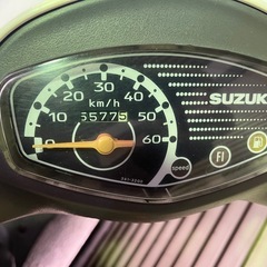 【商談中】実働 BT新品 スズキ CA41A レッツ4　4スト原付 インジェクション スクーター ホワイトの画像